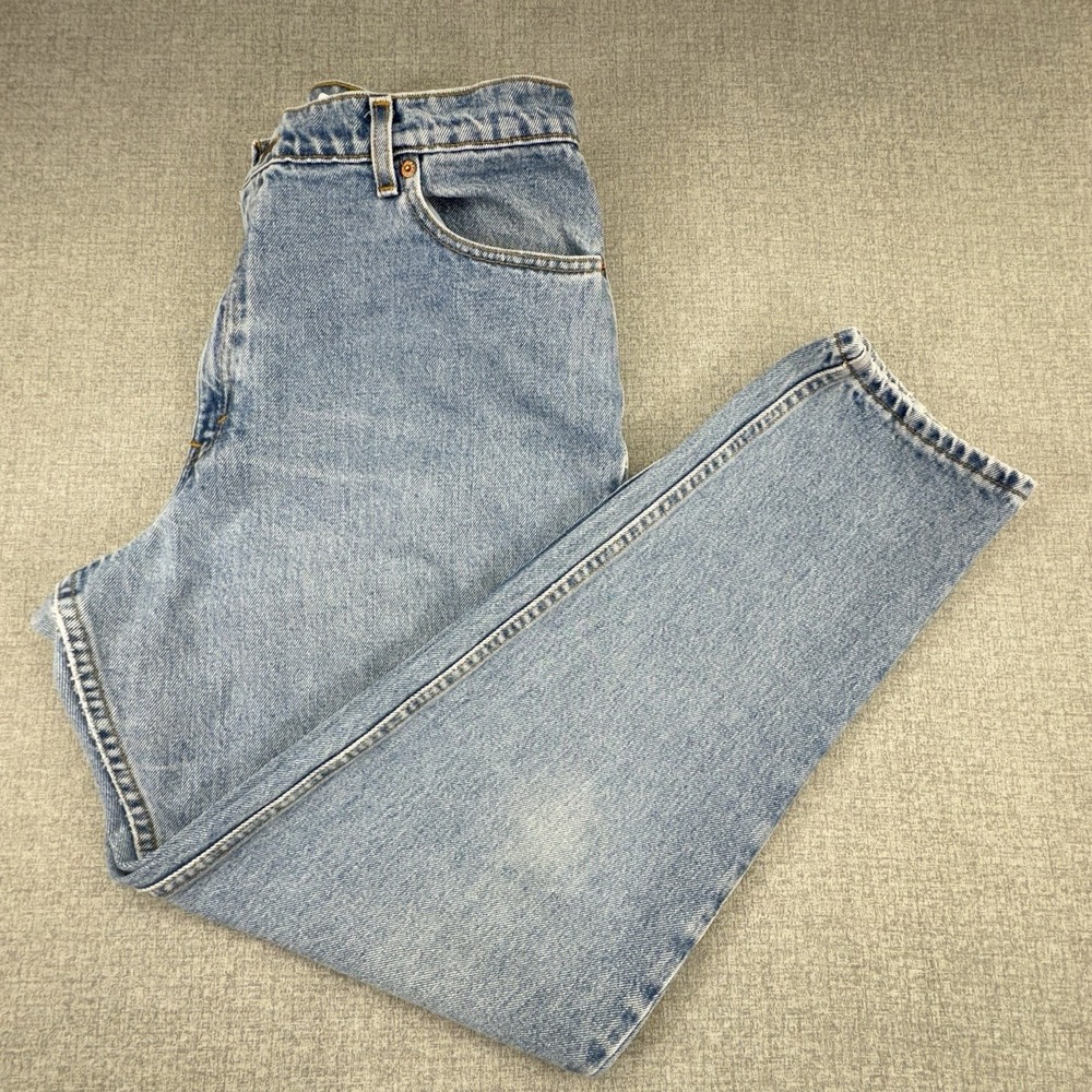 Vintage Levi's 550 Jeans Womens 16 Reg Blue Denim Relaxed Fit Tapered Leg USA M